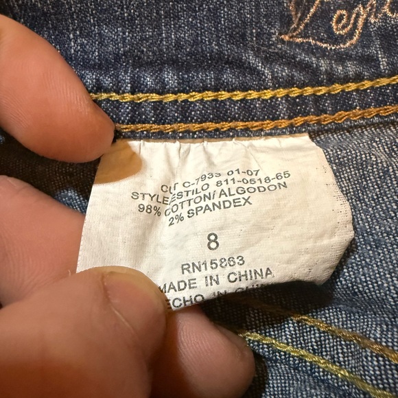 Texas Jeans Y2K Embroidered Blue Denim Jeans - Picture 5 of 6